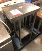 Stainless Steel Preparation Table w/ Undershelf | 50cm x 35cm x 90cm
