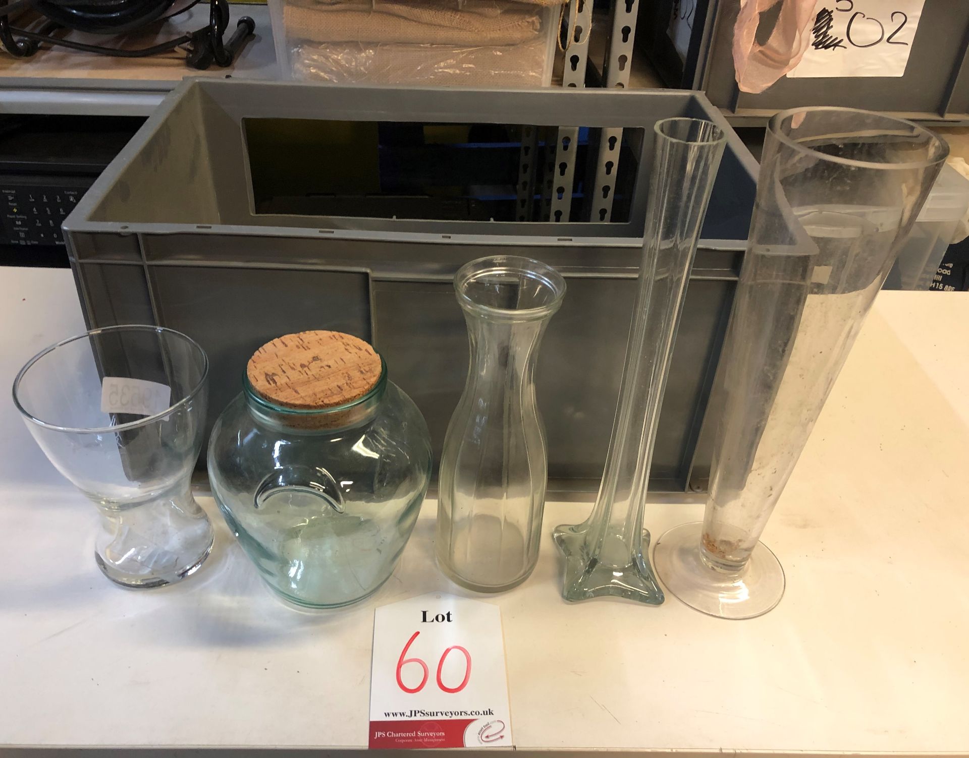 Quantity of Glassware as per Description & Photos