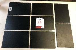 8 x Black Slate Placemats