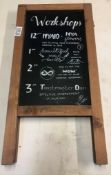 Chalk Display Easel