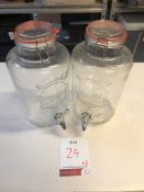 2 x Kilner Original 8L Glass Drink Dispensers