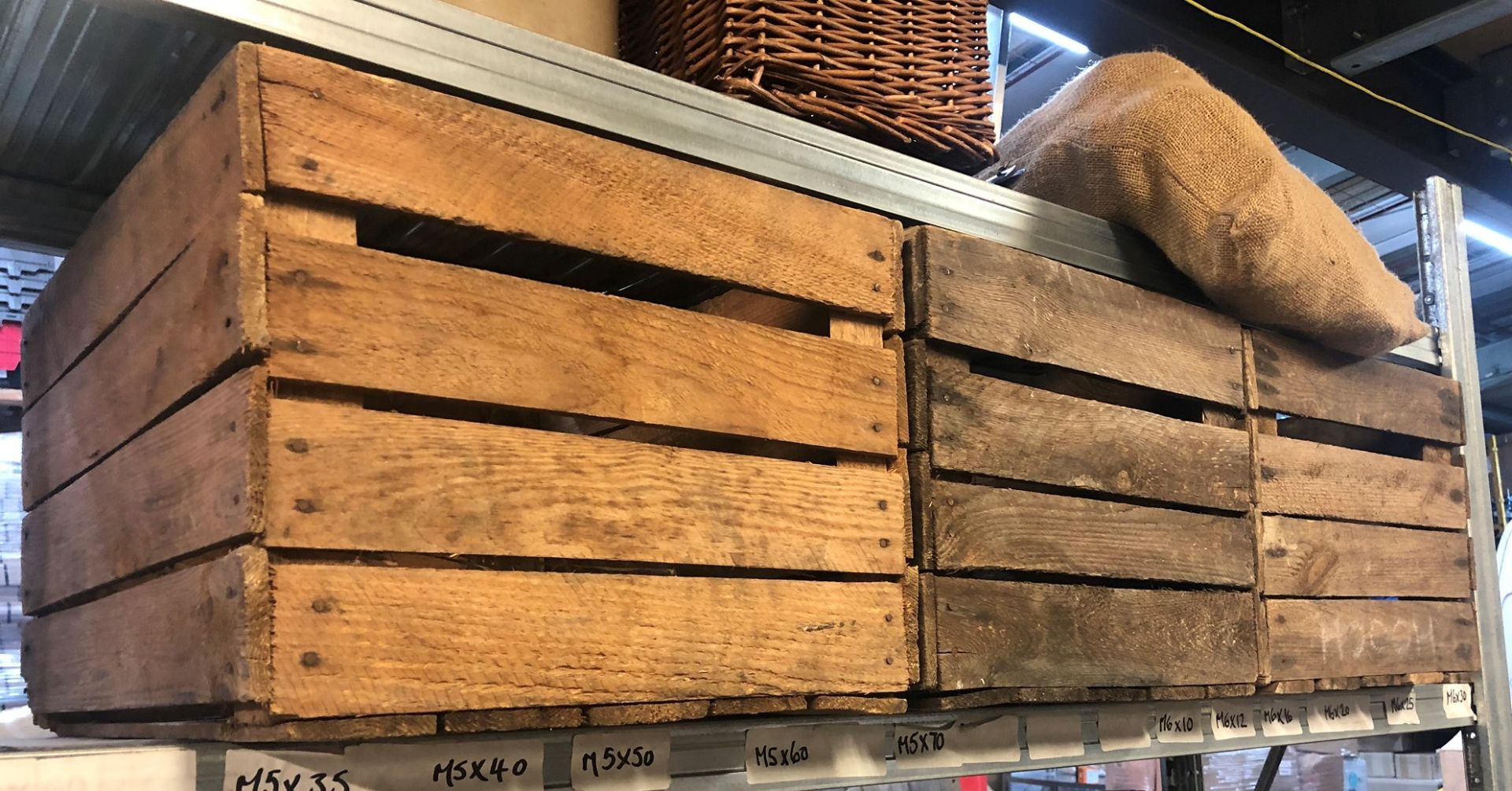 3 x Wooden Wine Crates - Image 2 of 2