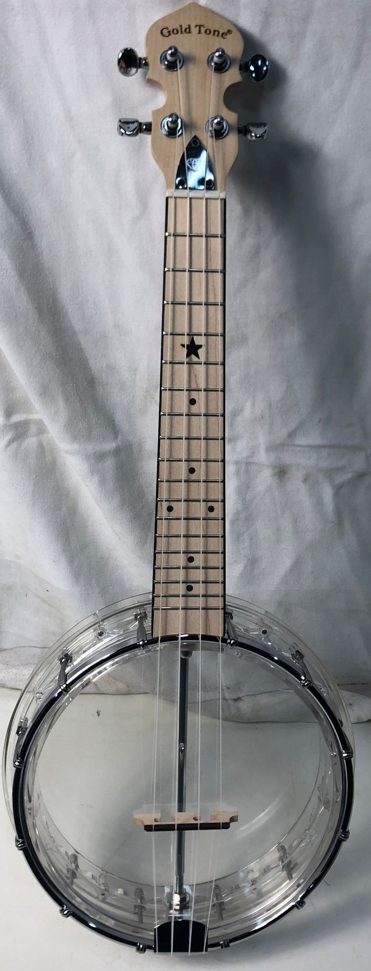 Gold Tone LG-D Little Gem Transparent Banjo Ukulele Diamond - Image 3 of 3