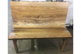 Wooden Bench Damaged
