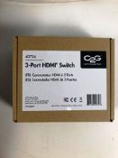 11 x C2G 3-port HDMI switches