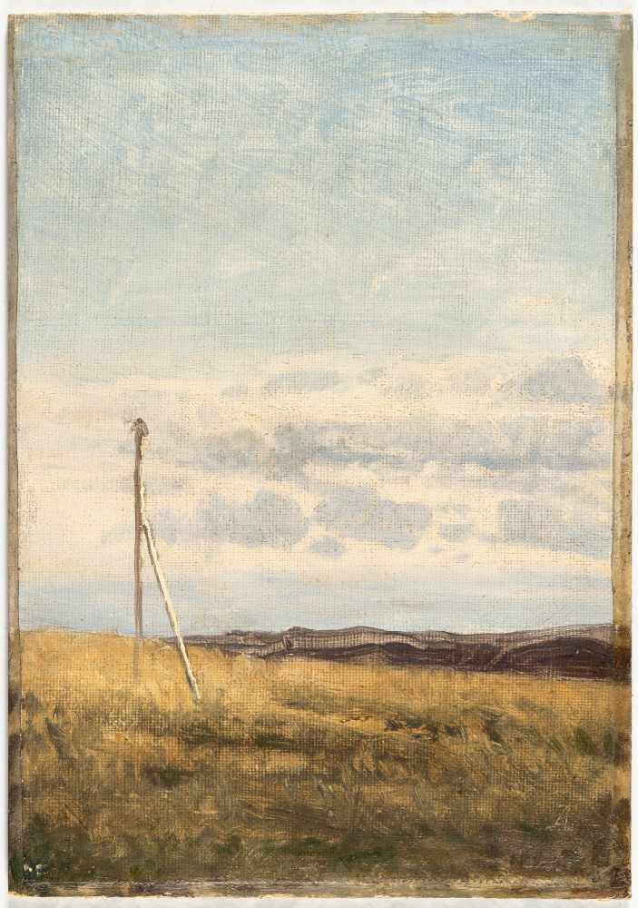 Anton Thorenfeld1839 Svendborg – Kopenhagen 1907Weite LandschaftÖl auf Leinwand, auf Pappe - Image 2 of 3
