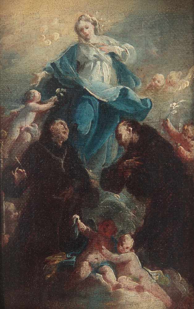 zurückgezogenPietro Antonio Magatti 1687 Vacallo (Mendrisio) - Varese 1768 Maria Immaculata with two