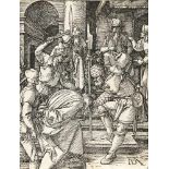 Albrecht Dürer1471 - Nürnberg - 1528Christus vor AnnasHolzschnitt auf Bütten. (Um 1508/1509). 12,6 x