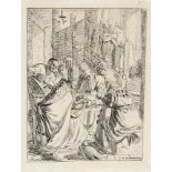 Rembrandt Harmensz. Van Rijn1606 Leiden - Amsterdam 1669Beschneidung Christi im TempelRadierung