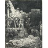 Rembrandt Harmensz. Van Rijn1606 Leiden - Amsterdam 1669Die Kreuzabnahme bei FackelscheinRadierung