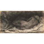 Rembrandt Harmensz. Van Rijn1606 Leiden - Amsterdam 1669Liegende nackte Frau (La Négresse couchée)