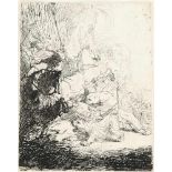 Rembrandt Harmensz. Van Rijn1606 Leiden - Amsterdam 1669Die kleine Löwenjagd, mit zwei