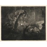 Rembrandt Harmensz. Van Rijn1606 Leiden - Amsterdam 1669Die Anbetung der Hirten, bei