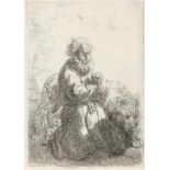 Rembrandt Harmensz. Van Rijn1606 Leiden - Amsterdam 1669Der Heilige Hieronymus im Gebet,