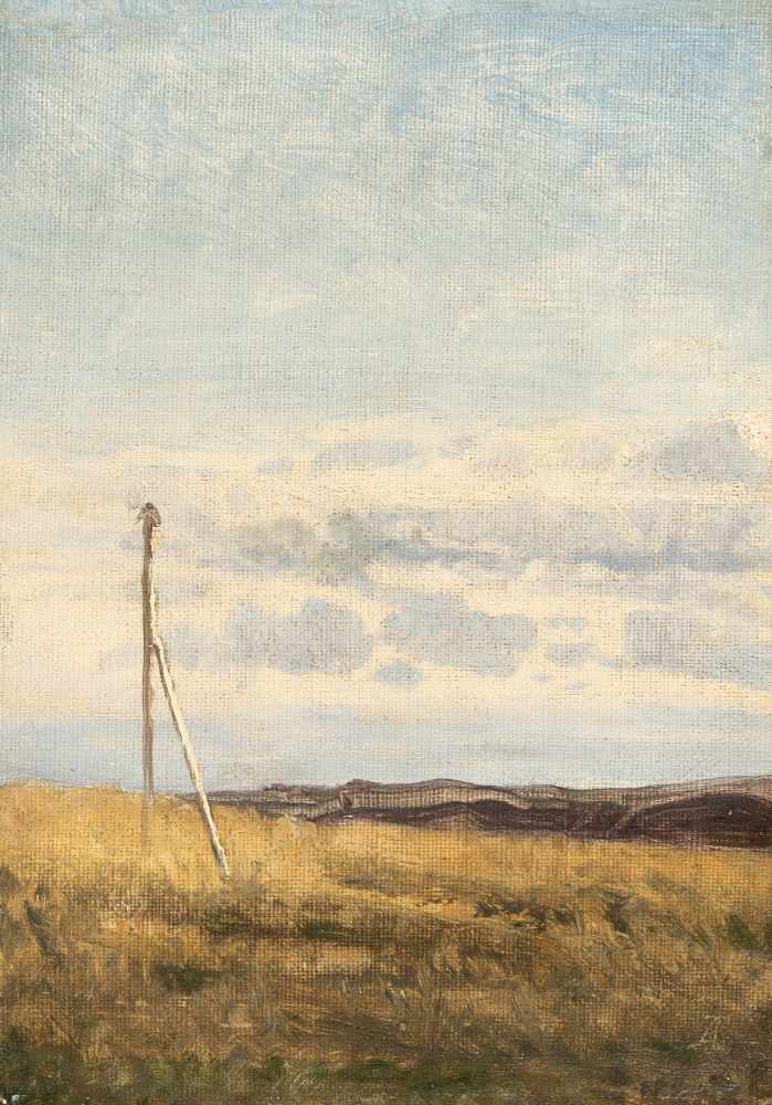 Anton Thorenfeld1839 Svendborg – Kopenhagen 1907Weite LandschaftÖl auf Leinwand, auf Pappe