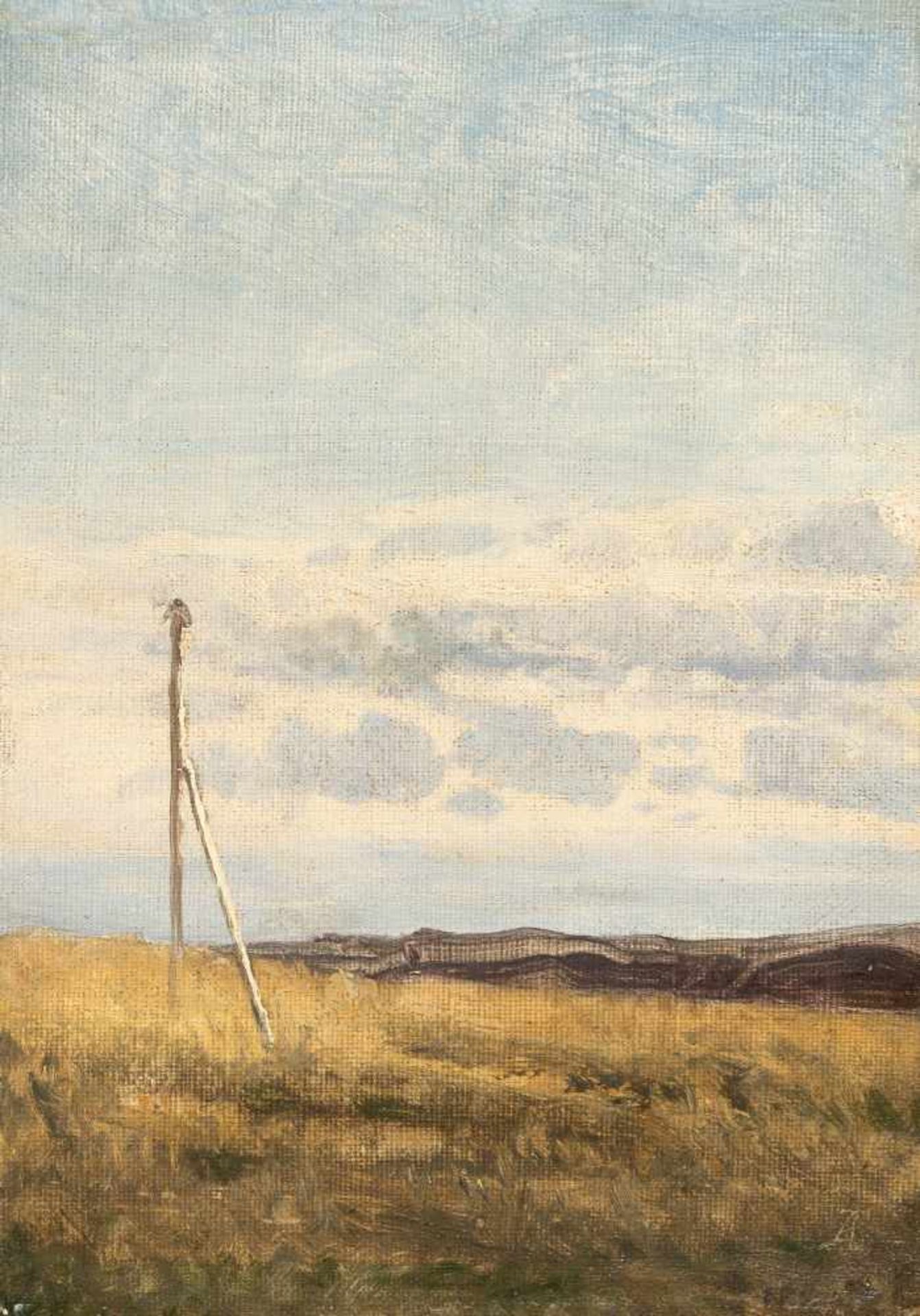 Anton Thorenfeld1839 Svendborg – Kopenhagen 1907Weite LandschaftÖl auf Leinwand, auf Pappe