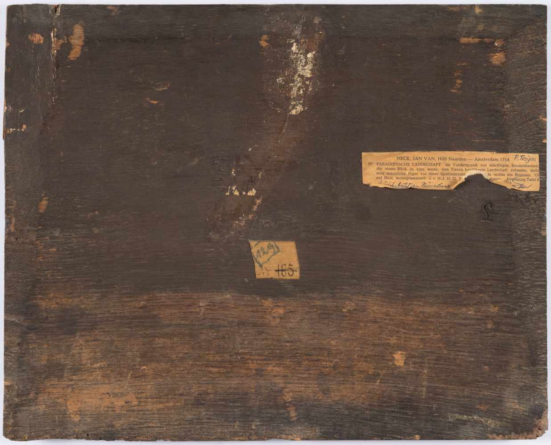 Rombout Van Troyenum 1605 - Amsterdam - 1650Grotteninterieur mit der Begegnung von Eliezer und - Image 3 of 3
