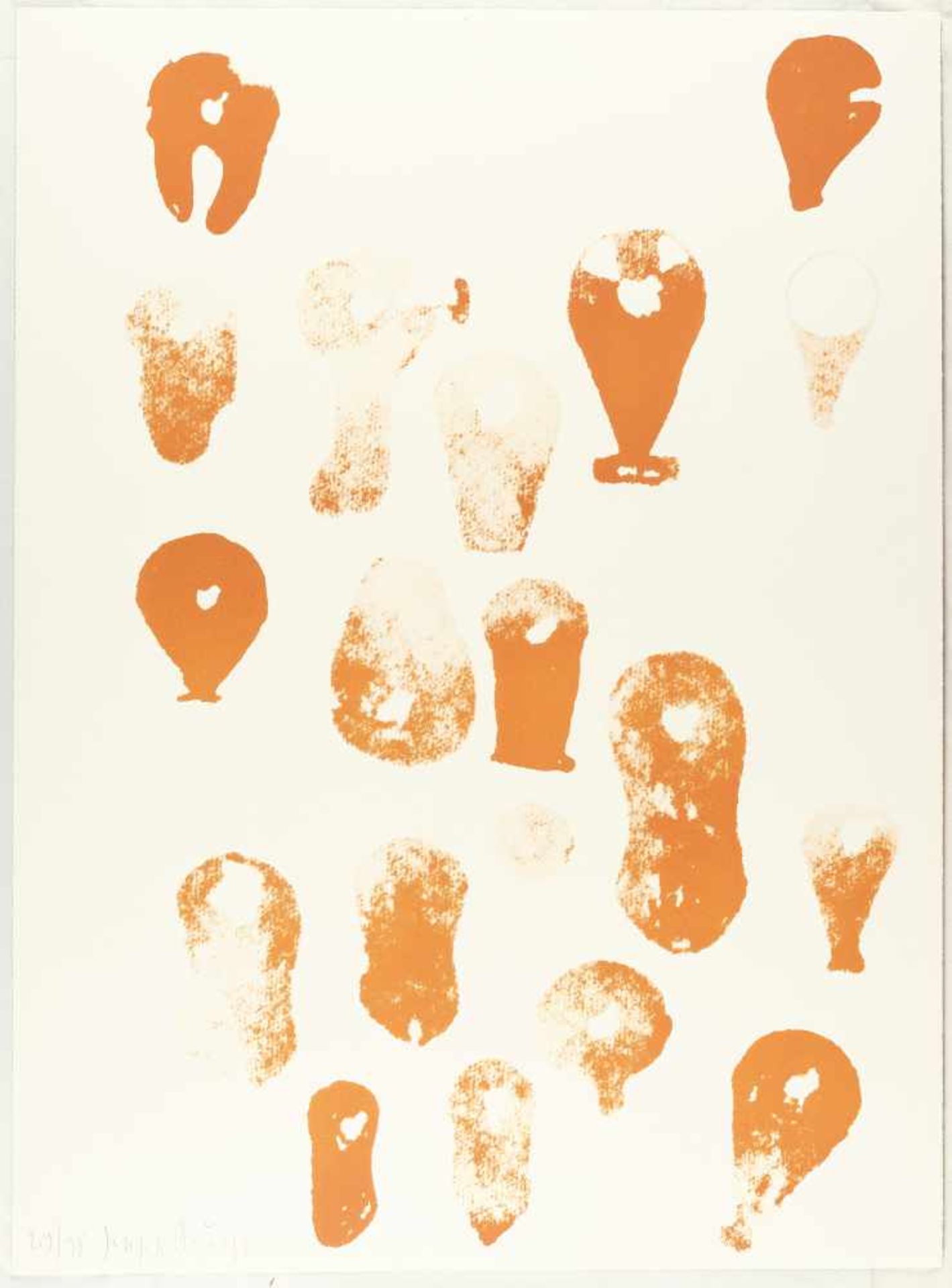 Joseph Beuys1921 Krefeld - Düsseldorf 19865 Bll. aus: Spur IILithographie, teils farbig, auf - Bild 6 aus 6