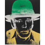 Andy Warhol1928 Pittsburgh - New York 1987Joseph Beuys 1980/83Farbige Serigraphie und Viskose-