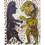 A. R. Penck (Ralf Winkler)1939 Dresden - Zürich 2017Deutsch-Russische VerwandlungAcryl und