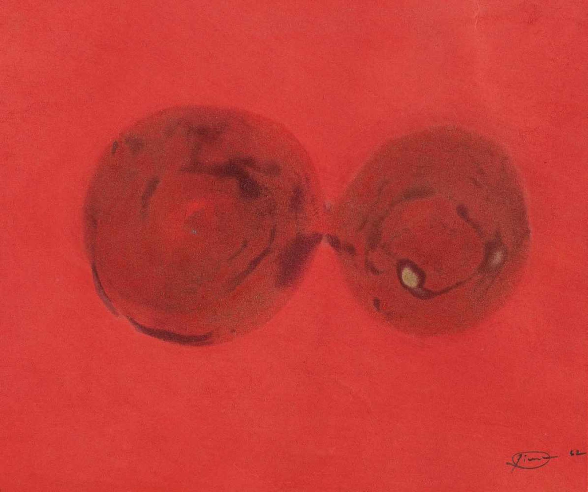 Otto Piene1928 Laasphe/Westfalen - Berlin 2014Ohne TitelFeuergouache auf leichtem, satiniertem