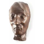 Ernst Barlach1870 Wedel - Rostock 1938Maske Friedrich SchultBronze mit goldbrauner Patina. (1920).