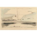 Lyonel Feininger1871 - New York - 1956„Big Cloud II“Aquarell, Kohle und Tinte auf glattem