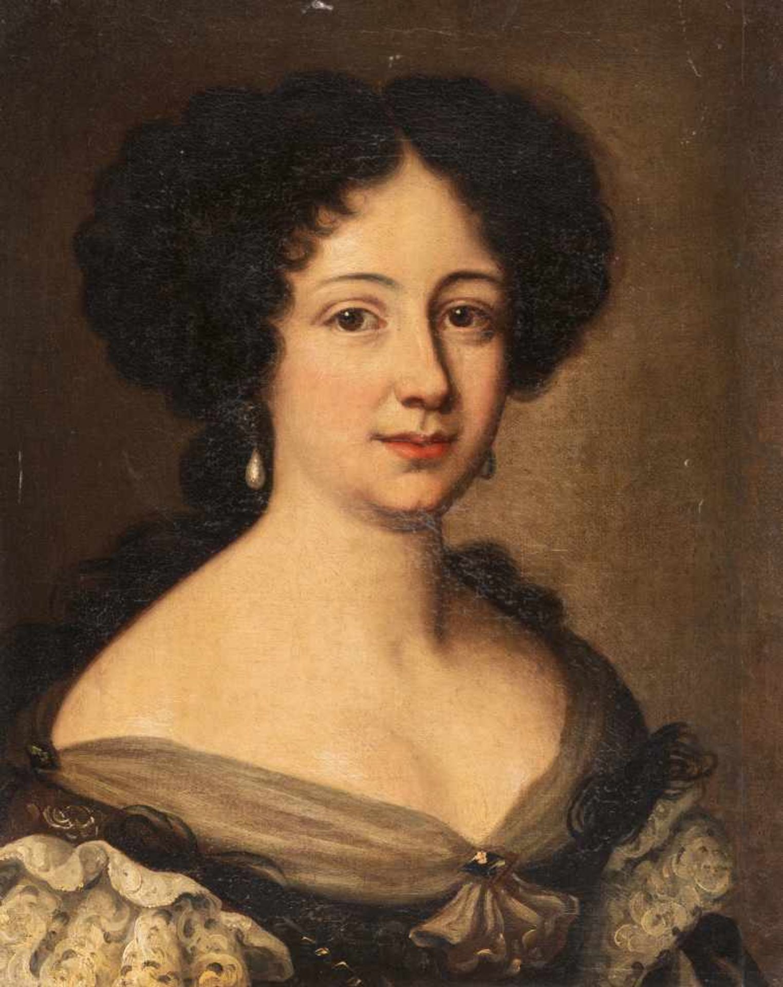 Ferdinand Voet (Werkstatt)1639 Antwerp - Paris 1689Brustbild der Clelia Cesarini ColonnaÖl auf