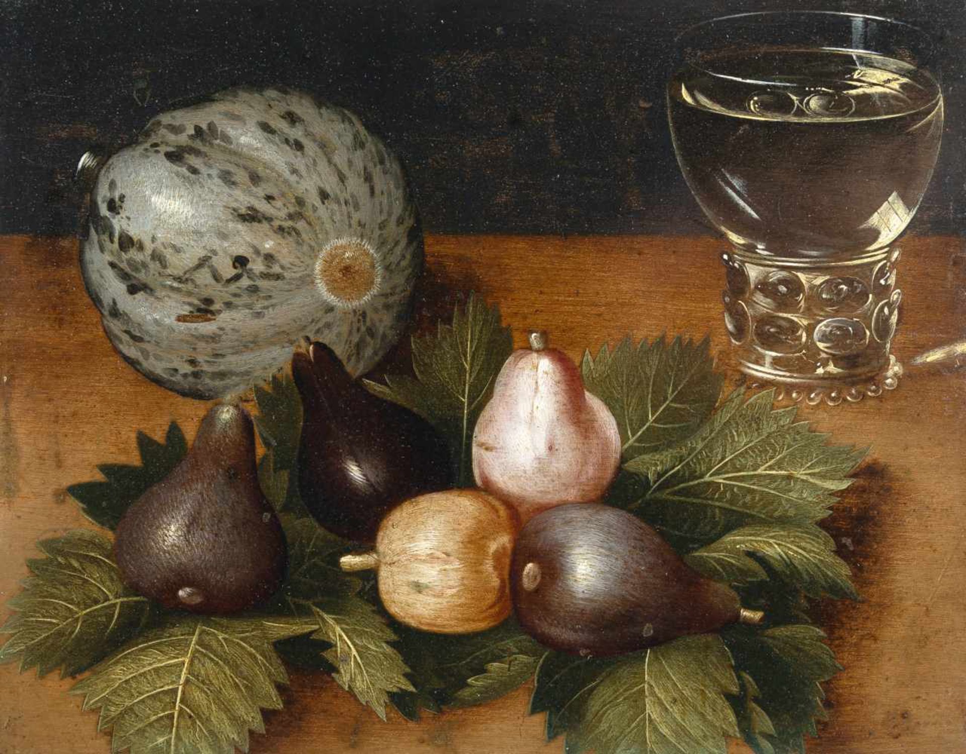 Osias Beert D. Ä. (Nachfolge)c. 1580 - Antwerp - 1623Stillleben mit Melone, Feigen und einem - Bild 2 aus 2