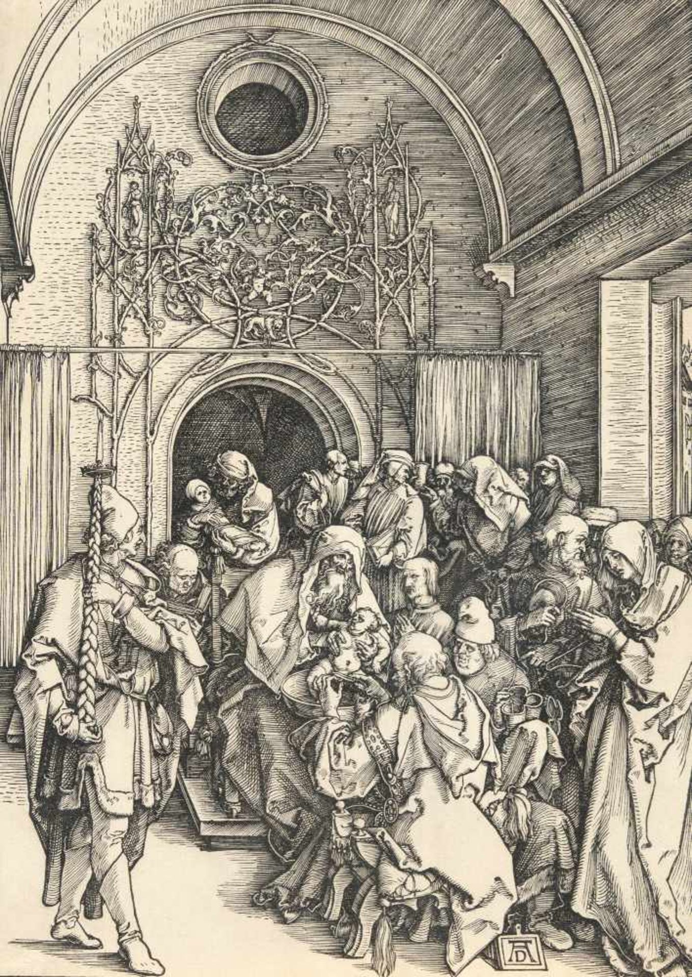 Albrecht Dürer1471 - Nuremberg - 1528Die Beschneidung ChristiHolzschnitt auf Bütten mit