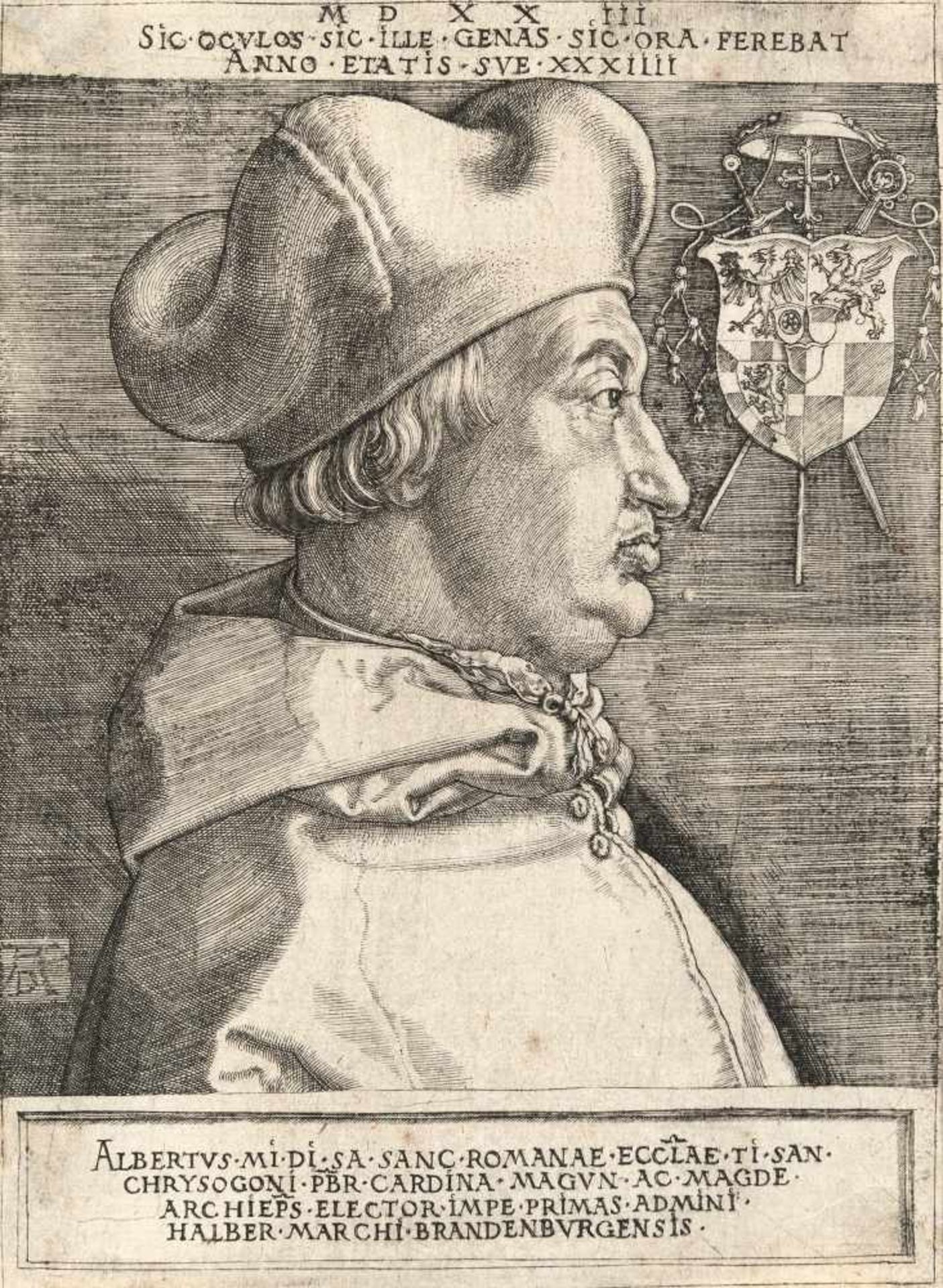 Albrecht Dürer1471 - Nuremberg - 1528Kardinal Albrecht von Brandenburg (Der große Kardinal)