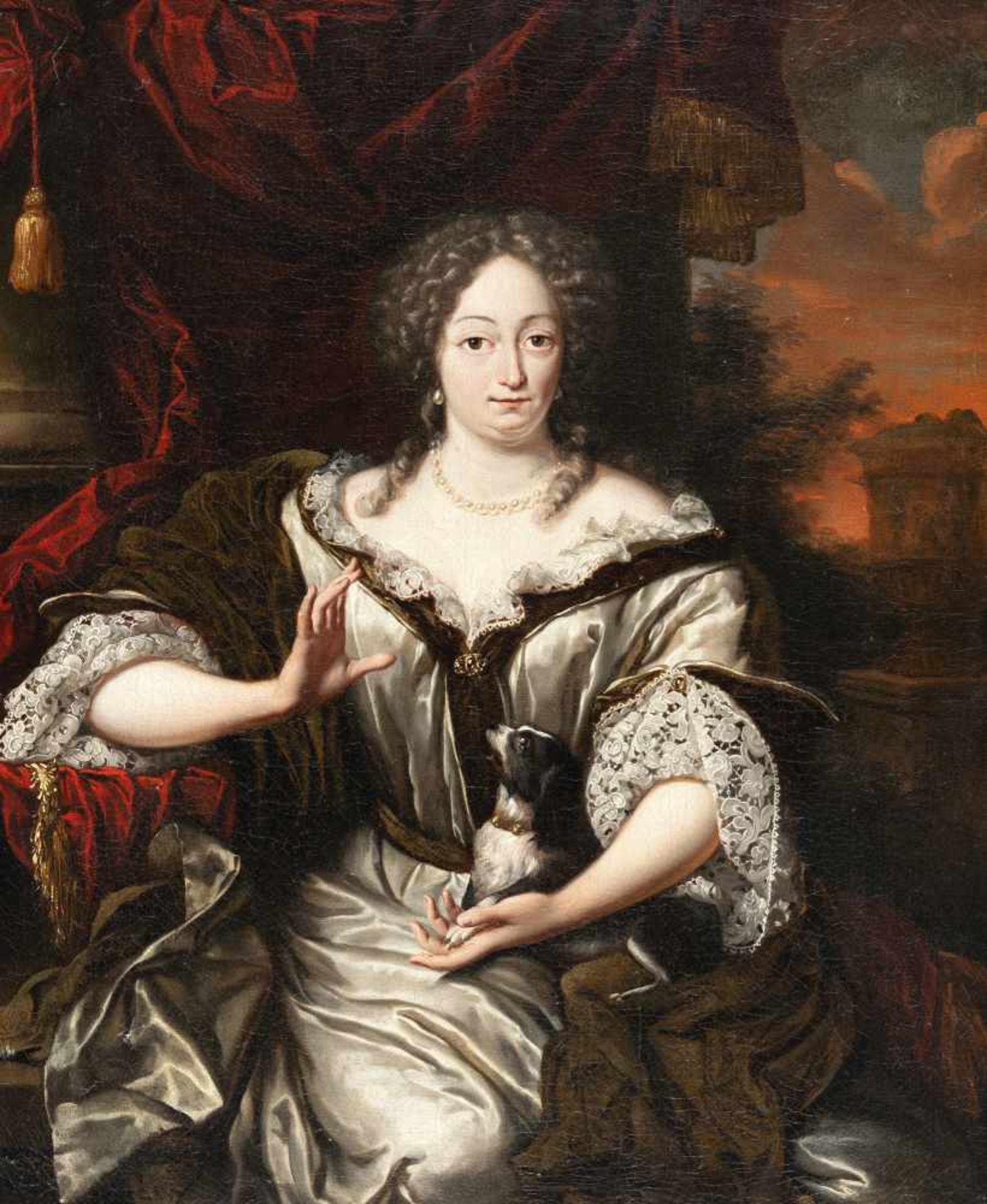Hermannus Colleniusc. 1650 Kollc. (Friesland) - Groningen 1723Bildnis einer Dame mit einem