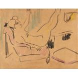 Ernst Ludwig Kirchner1880 Aschaffenburg - Frauenkirch/Davos 1938Reclining nude in an