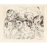 Max Beckmann1884 Leipzig - New York 1950CompanyDrypoint etching on wove by Van Gelder. (1915). C. 26