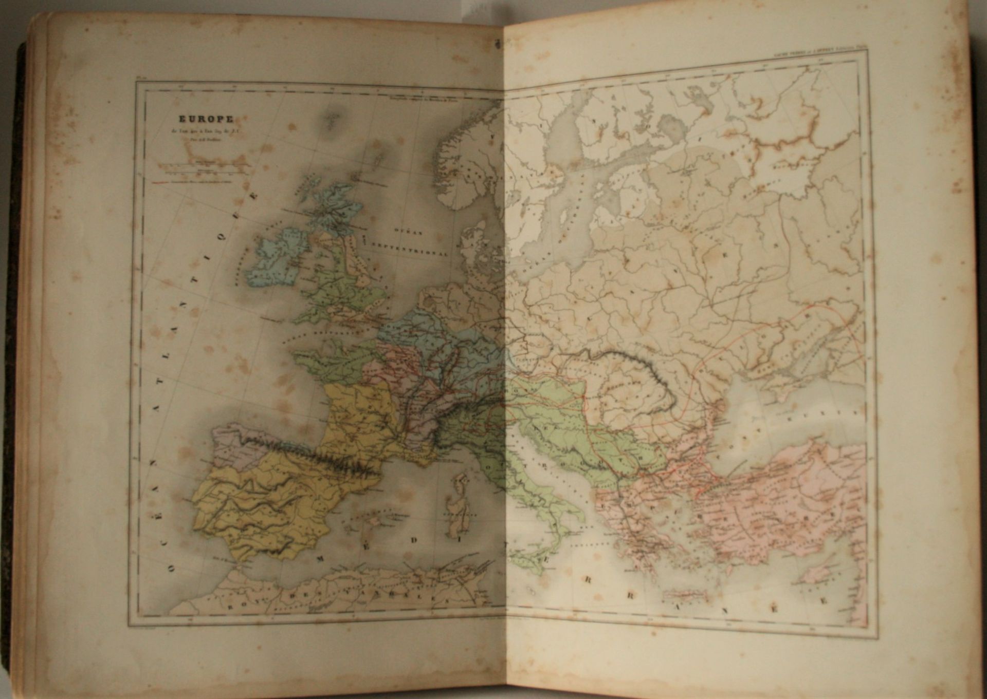 A.H. DUFOUR : Atlas Geographique Dressé Pour L'histoire Universelle de L'église [...]