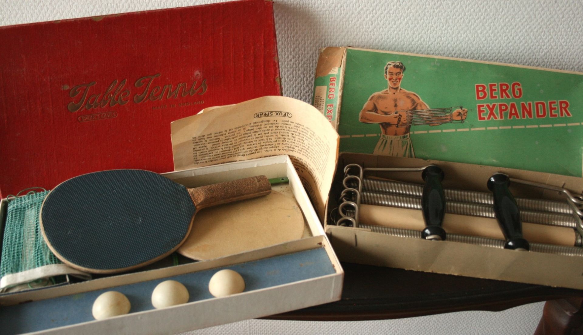 Jeu des années 50 "Table Tennis, édition SPEAR'S GAMES, Copyright Great Britain", [...]