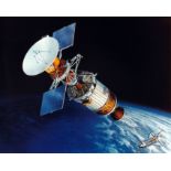NASA : Vue d'un artiste de la navette spatiale réalisant la mise en orbite d'un [...]