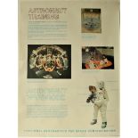 Affiche # 2 de la NASA de l'époque d'APOLLO XI "ASTRONAUT TRAINING", ca 1969, très [...]