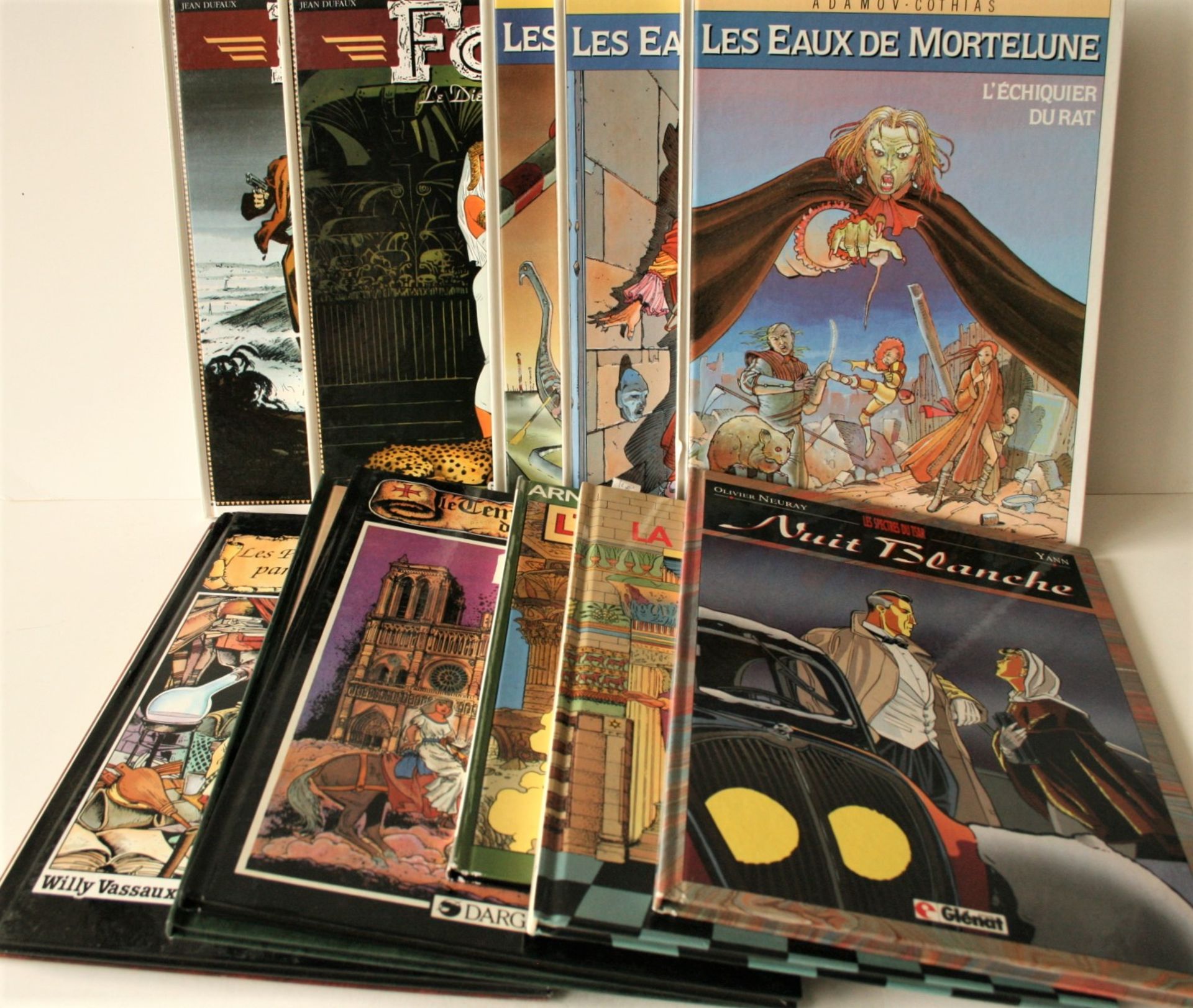 1. ADAMOV & COTHIAS : les eaux de Mortelune Tomes 1/2/3 (1986-1987-1989), 2. DUFAUX & [...]