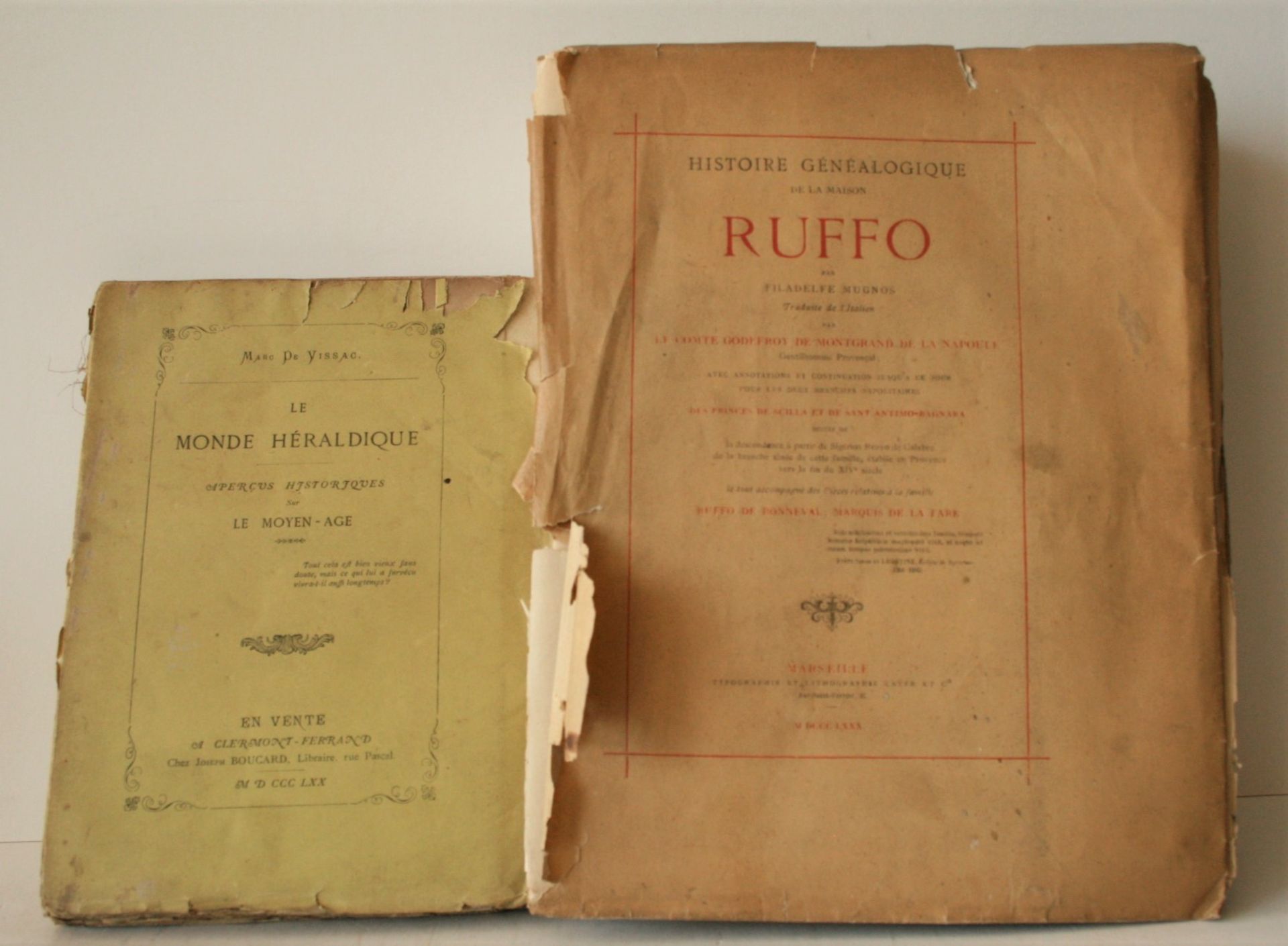 1. Filadelfe MUGNOS - Histoire généalogique de la maison Ruffo. Traduit de [...]