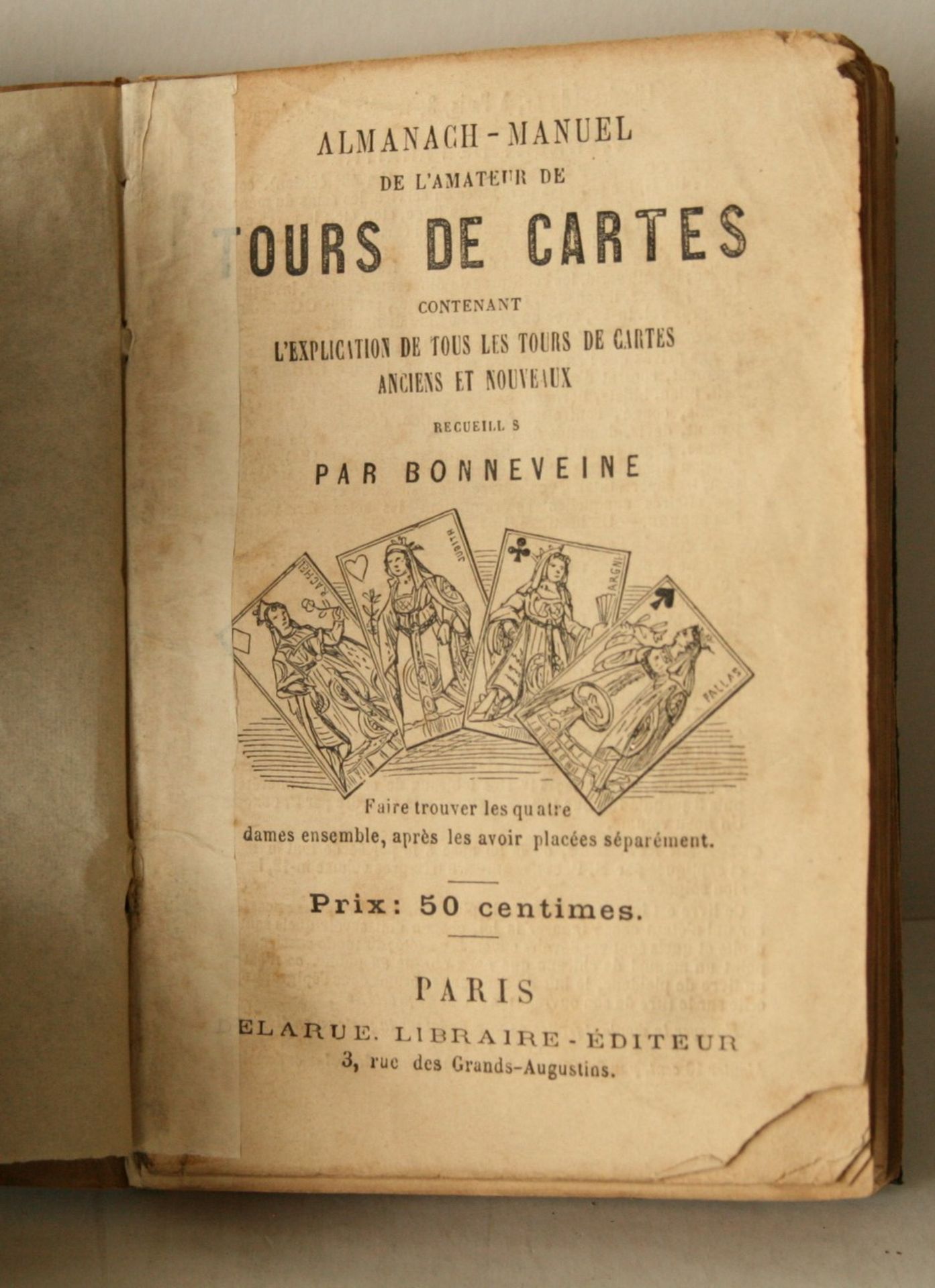 Ensemble de 10 livres de jeux pour enfant fin XIXe-Début XXe : Patiences, Dominos, [...] - Bild 2 aus 2