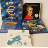 Ensemble de coffrets d'Euro Set : 1. Luxembourg 2003 "Pont de Luxembourg", 2. [...]