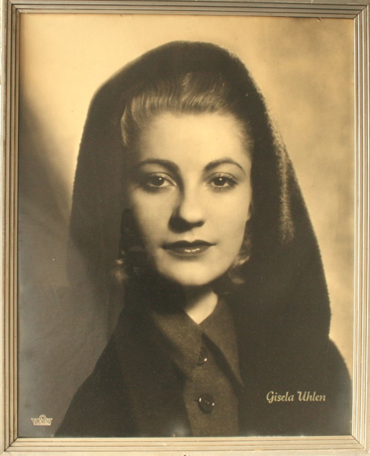 Paire de reproductions photographiques de cinéma des actrices allemandes Gisela [...]