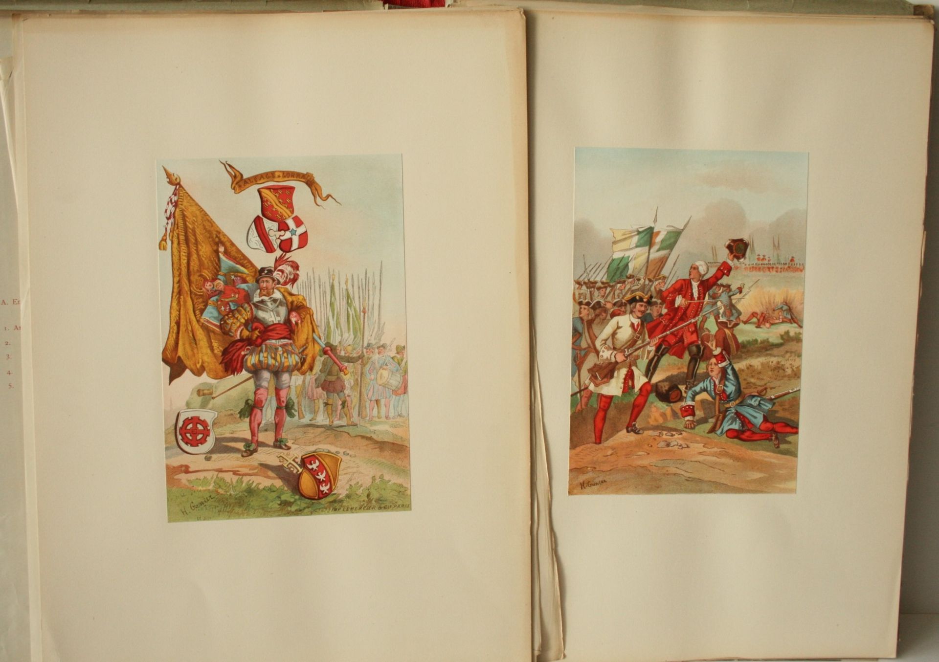 Henry GANIER : Costumes des Régiments et des Milices recrutés dans les anciennes [...] - Bild 2 aus 2