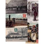 Ensemble de 15 cartes postales anciennes des années 1910 et 1911 d'un soldat faisant [...]