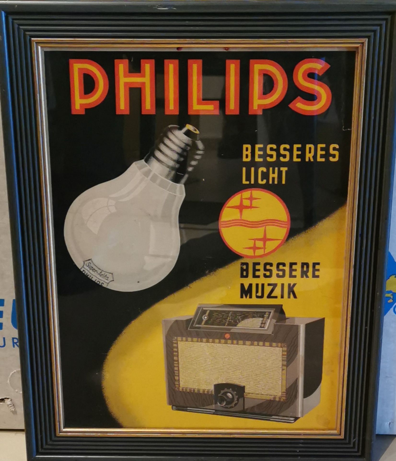 Ensemble de 2 publicités en français des années 50 pour les ampoules PHILIPS [...]