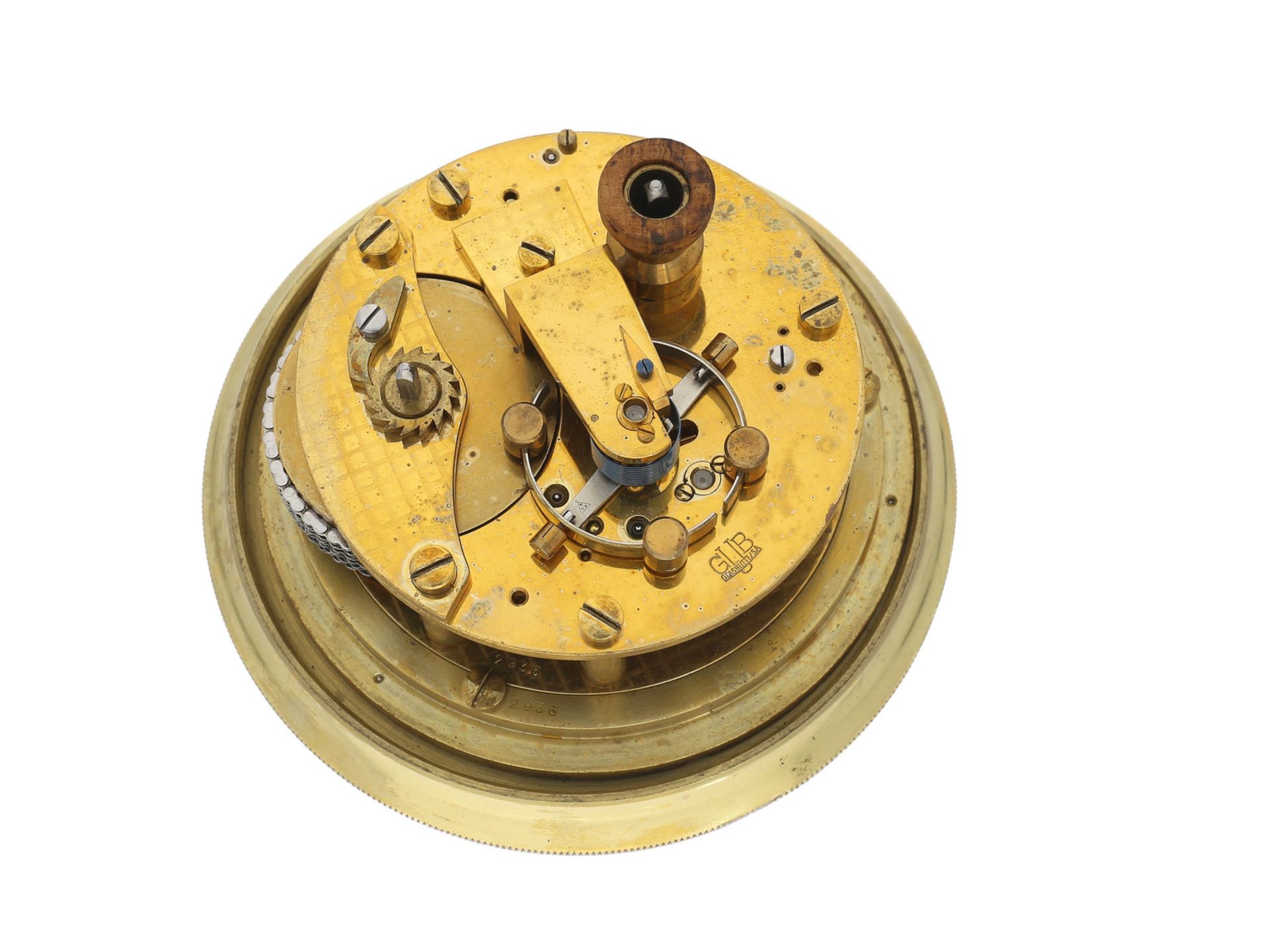 Marinechronometer: eines der frühesten Chronometer der Glashütter Uhrenbetriebe (GUB) - Image 4 of 4
