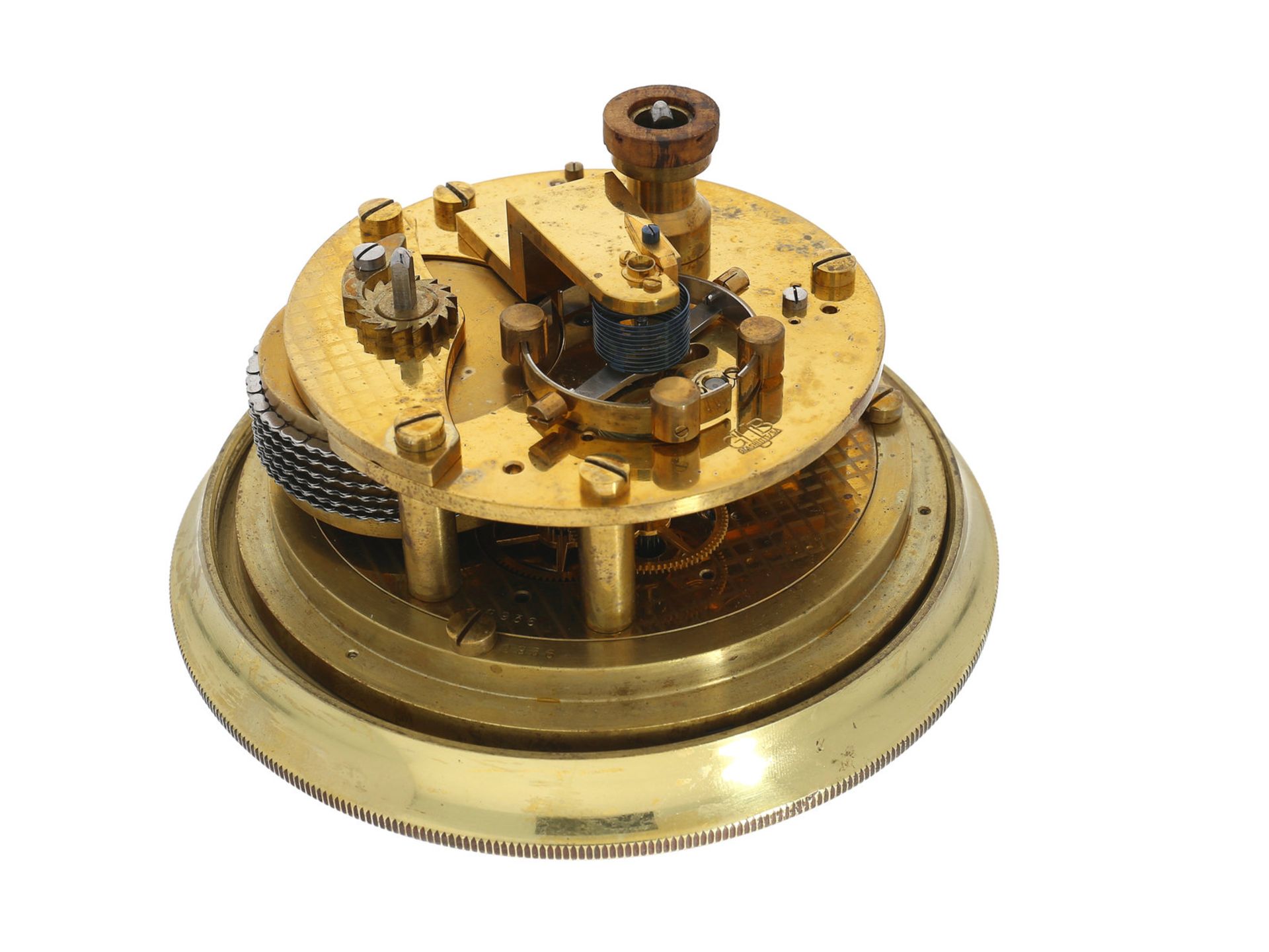 Marinechronometer: eines der frühesten Chronometer der Glashütter Uhrenbetriebe (GUB) - Bild 3 aus 4