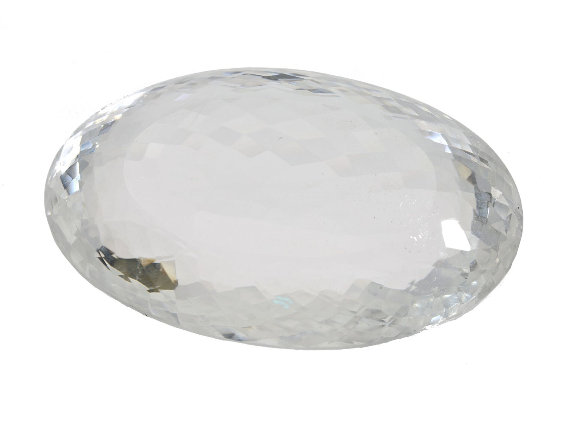Bergkristall: sehr großer weißer Bergkristall von 630ctCa. 70 x 44 x 29mm, seltener, großer weißer