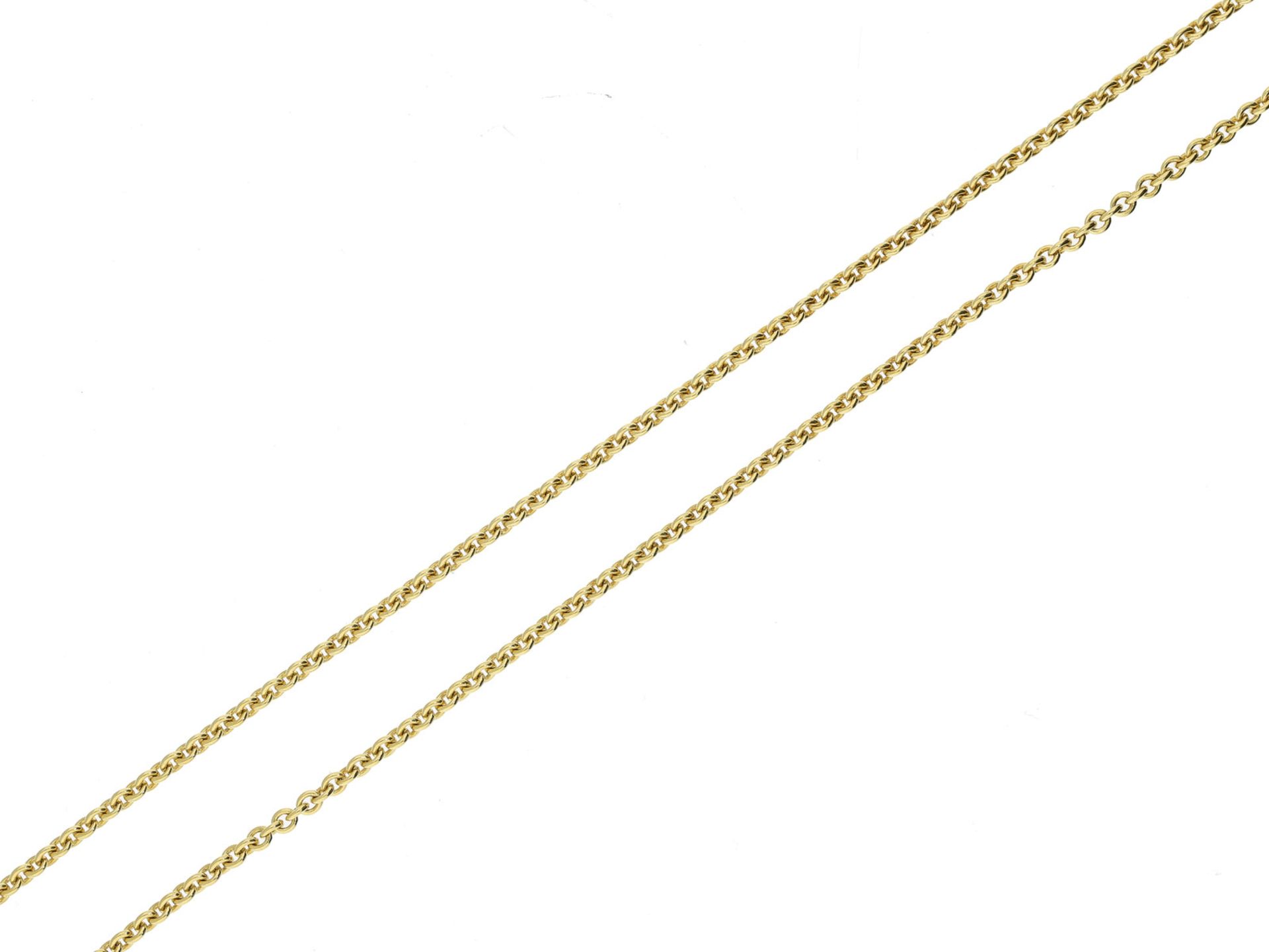 Kette/Collier: feine Collierkette aus 14K GoldCa. 55cm lang, ca. 6,3g, 14K Gelbgold,
